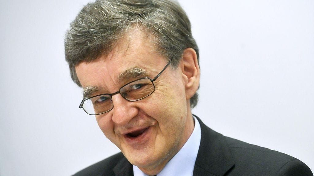 Professori Simo Knuuttila vastaanotti Suomen tiedepalkinnon Helsingissä 24. toukokuuta 2011.