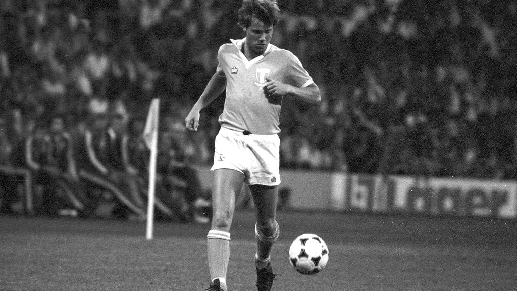 Erlandsson pelasi maajoukkueessa 69 ottelua. Kuva vuodelta 1979.