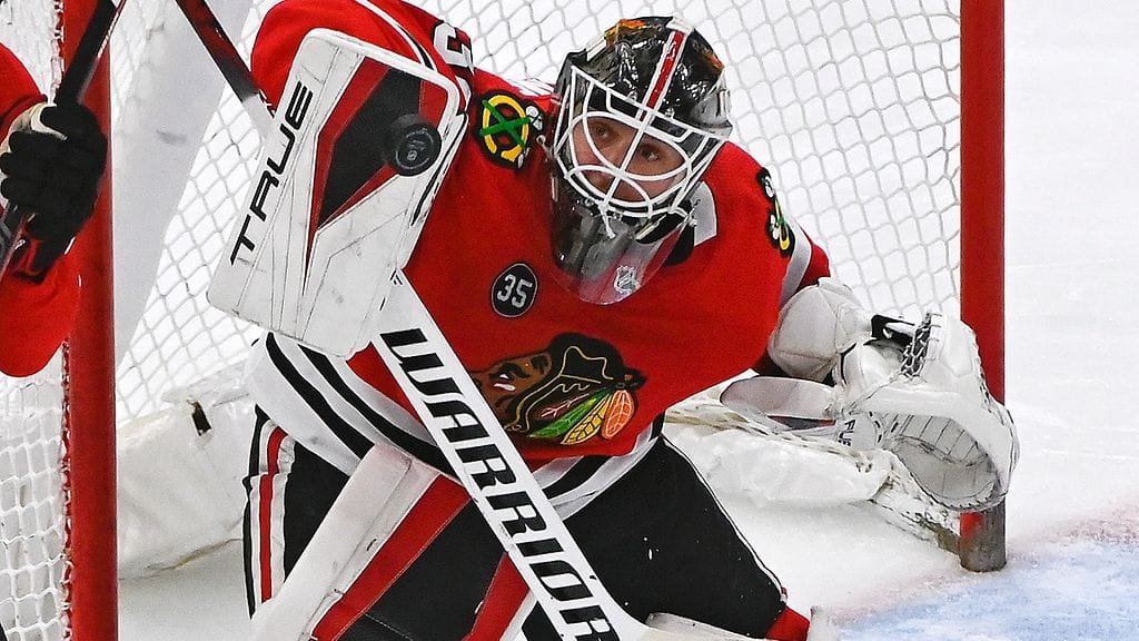 Kevin Lankinen oli mies paikallaan Tampa Bayta vastaan.