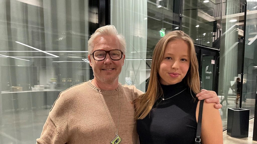 Jyrki Sukula ja Helmi-tytär