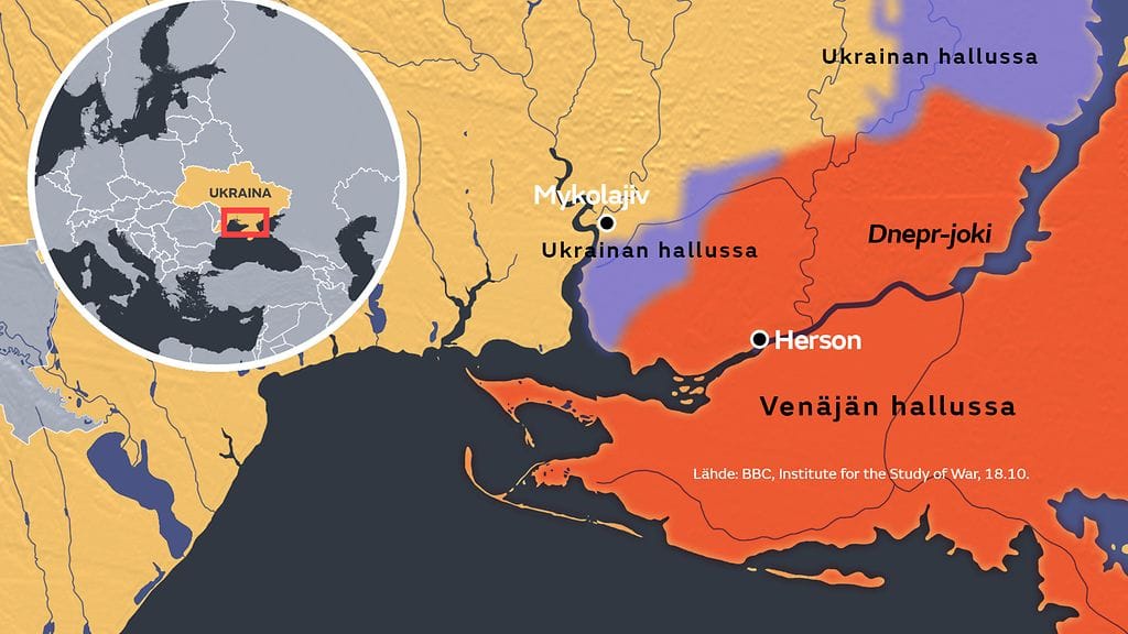 Herson, Ukraina 21.10.2022