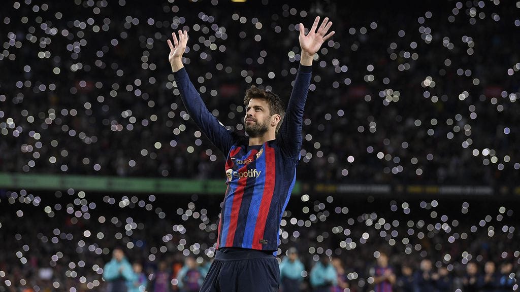 Gerard Pique jätti jäähyväisensä jalkapalloilijana.