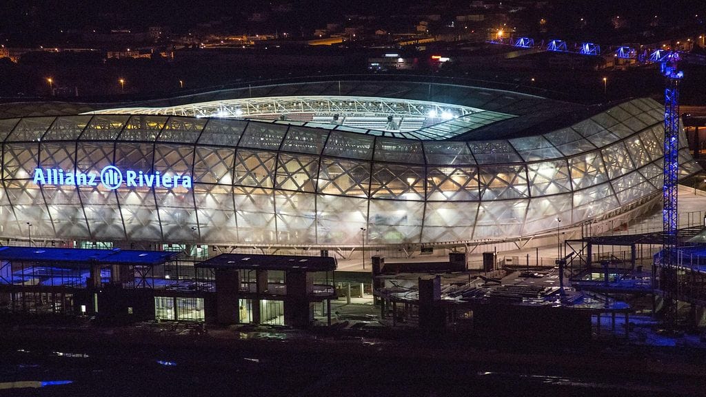 Allianz Riviera -stadion valmistui vuonna 2013.