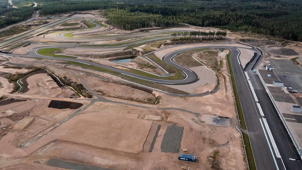 Tältä Kouvolassa sijaitseva KymiRing näytti syyskuussa 2021.