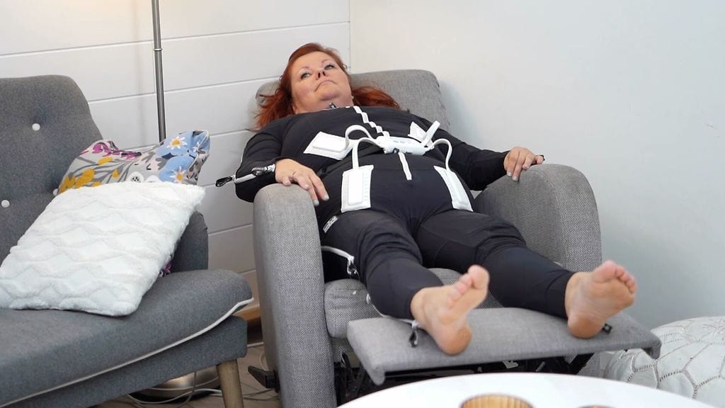 Tanja Pikkuaho ja neuromodulaatiopuku