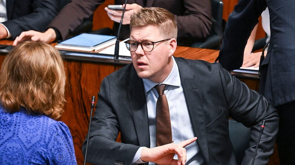 SDP:n puheenjohtaja Antti Lindtman