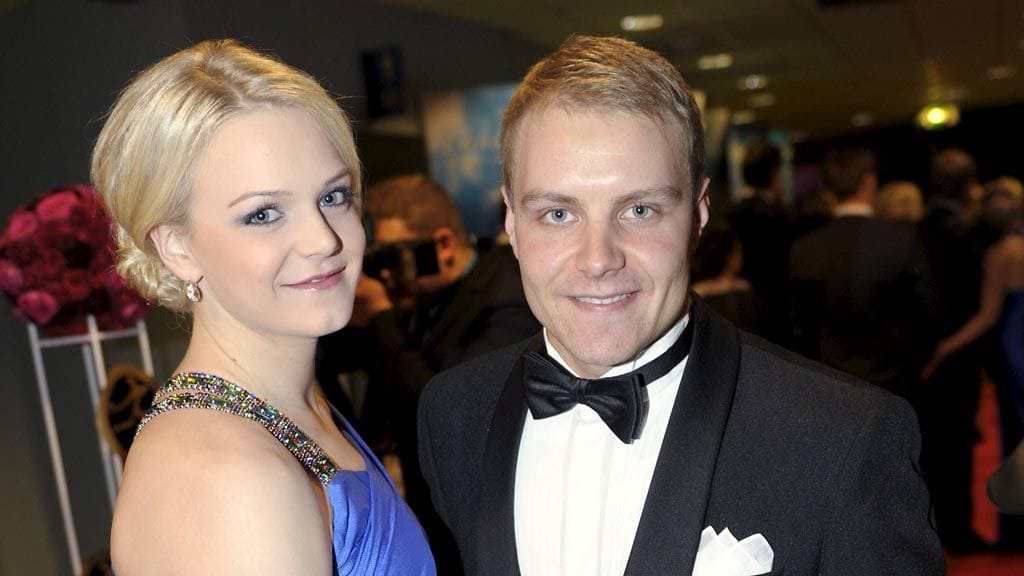 Emilia Pikkarainen ja Valtteri Bottas