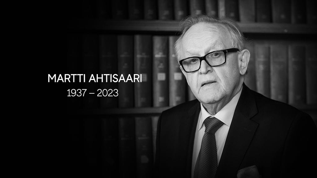 Presidentti Martti Ahtisaari kuoli 16. lokakuuta.