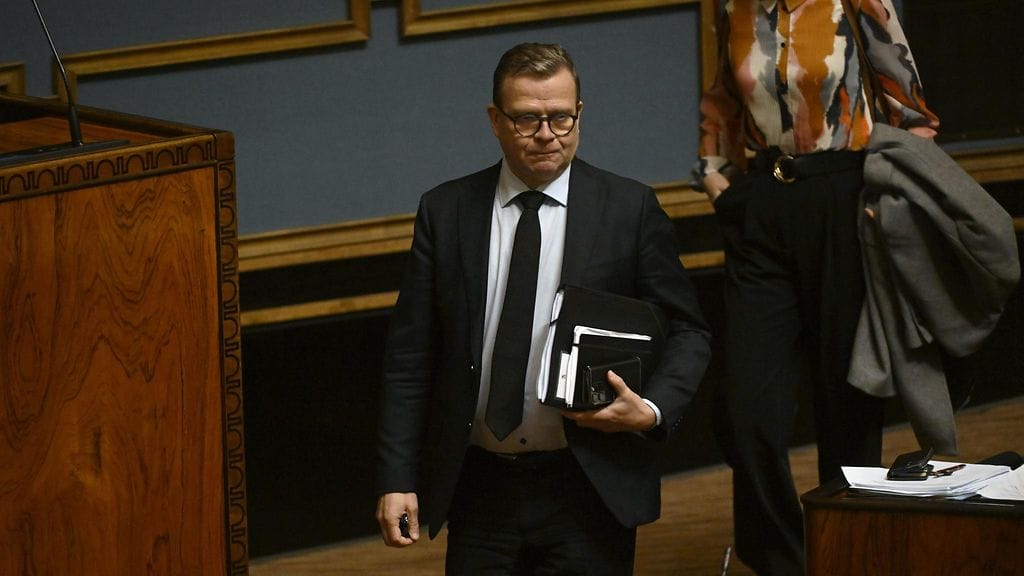 Pääministeri, kokoomuksen puheenjohtaja Petteri Orpo marraskuussa.