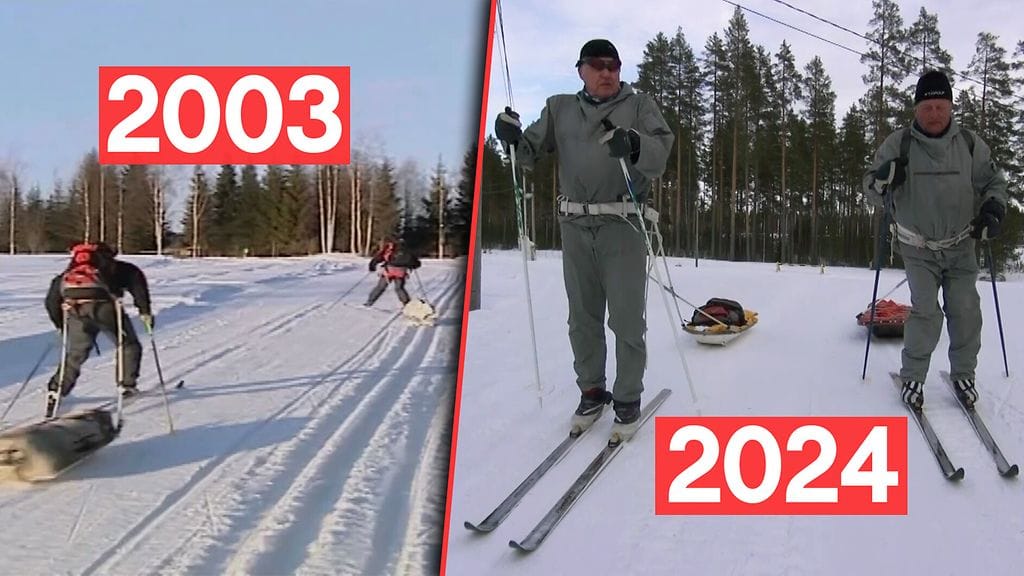Hiihtäjät 2003 ja 2024
