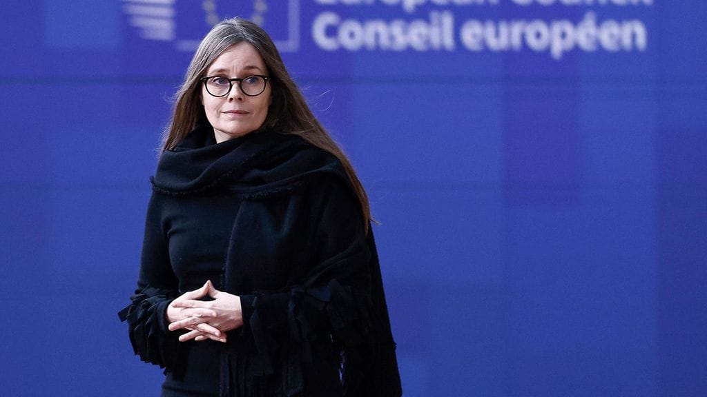 Islannin pääministeri Katrin Jakobsdottir.