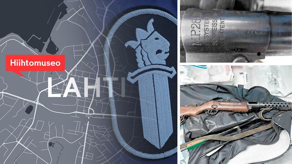 Konepistooli vietiin murrossa Lahden Hiihtomuseosta vuonna 2002.