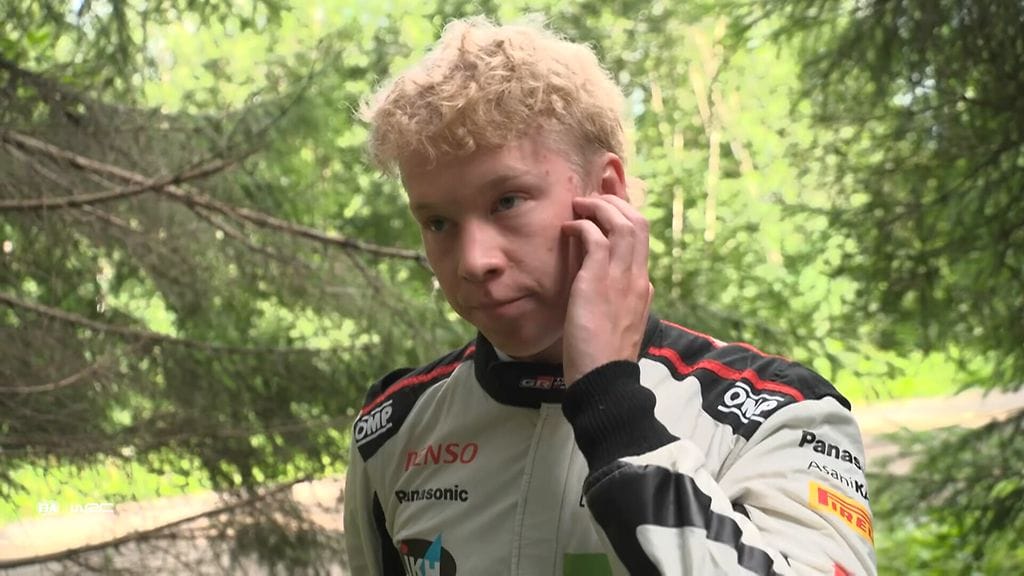 Kalle Rovanperä pettyneenä keskeytyksen jälkeen: "Ei mitään tehtävissä"