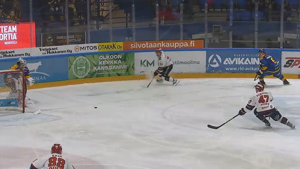 HIFK tekee 0-1 maalin ylivoimalla