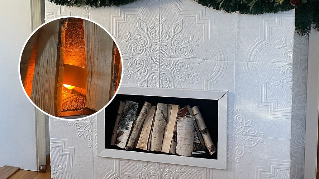 Helenan styrokstitakka luo jouluista tunnelmaa.