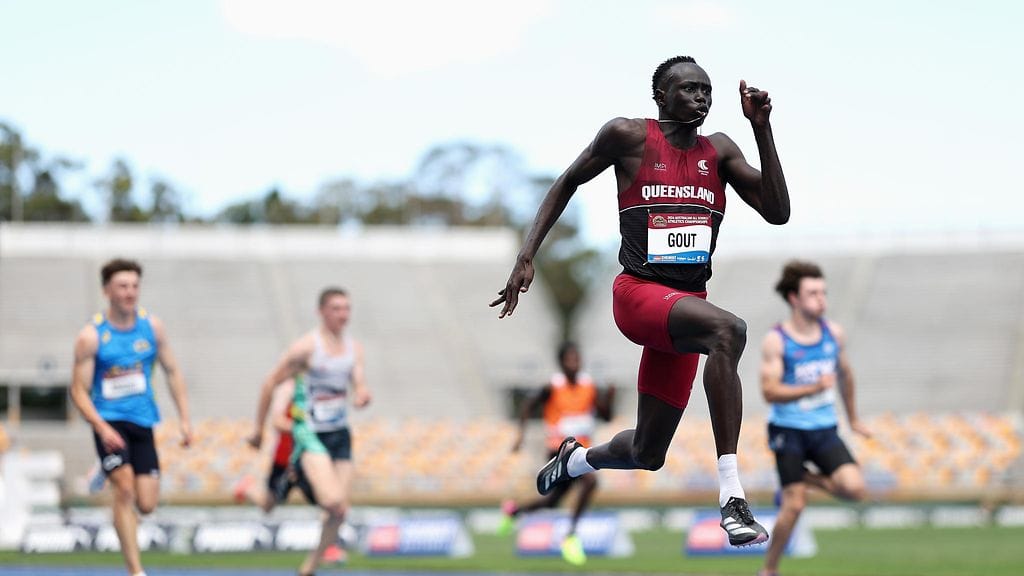 Vasta 16-vuotias Gout Gout paineli 200 metrillä Australian ennätyksen.