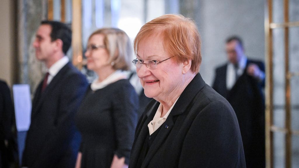 Presidentti Tarja Halonen osallistuu Helsingissä järjestettävälle marssille.