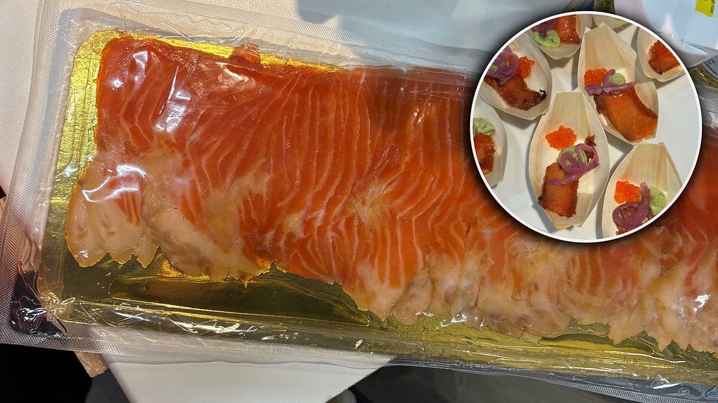 Kirjolohipekonissa hyödynnetään myös kalan rasva.