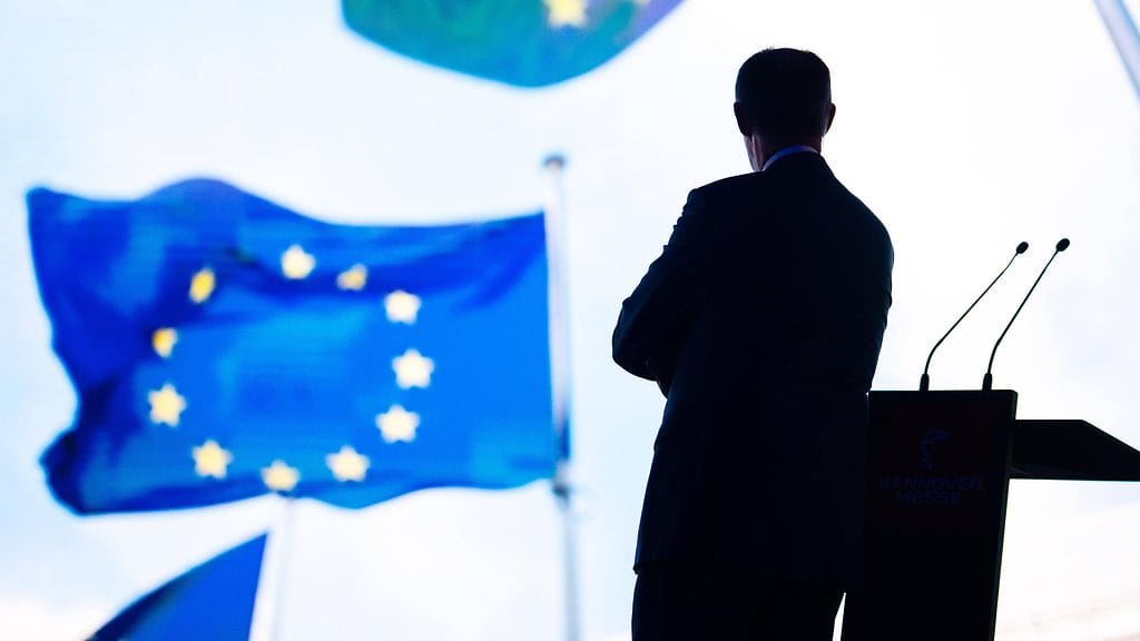 Saksan liittokansleri Friedrich Merz kuvattuna huhtikuussa 2026.