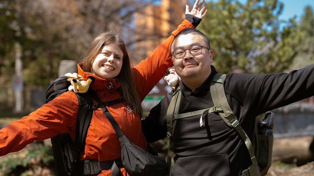 Race across the world Yong Jie Li ”Jeti” ja Maiju Juntunen