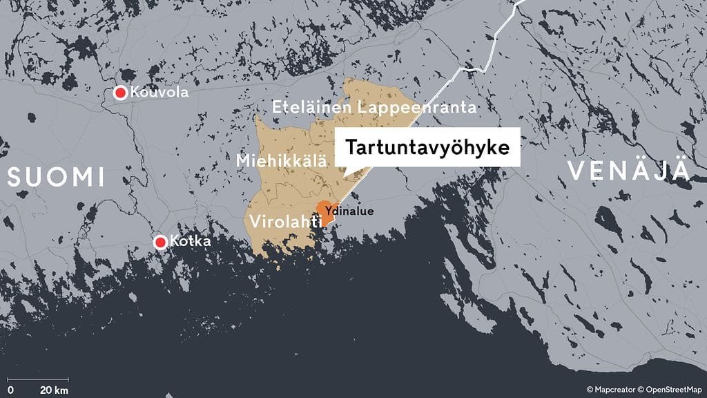 Afrikkalaisen sikaruton löydökset tehtiin Virolahdella