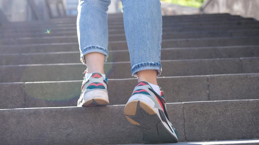 Tutkimusten mukaan portaita todella kannattaa kävellä. Shutterstock.