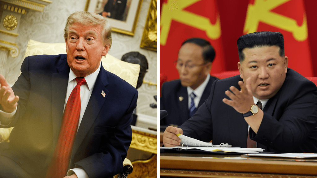 Donald Trump haluaisi tavata Kim Jong-unin. Kuvituskuva.