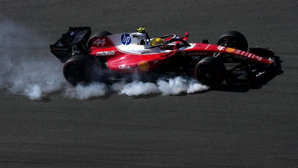 Lewis Hamilton oli lähellä palkintosijaa Hollannin GP:ssä.