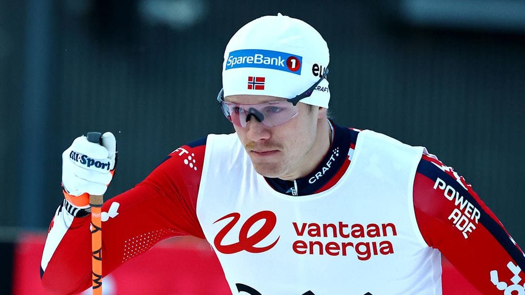 Jan Thomas Jenssen hiihti tammikuussa Vantaan Hakunilassa Scandinavia Cupissa.