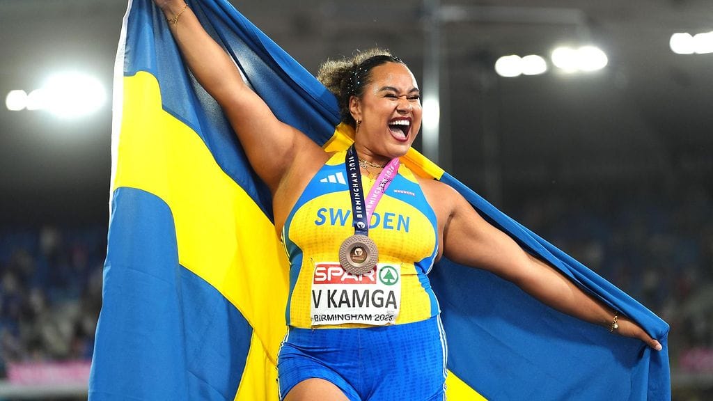 Vanessa Kamga, 27, joutuu jättämään Ruotsi-ottelun väliin.