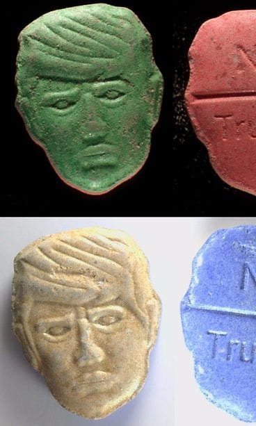 Trimbos-Red-Alert-Tweekleurige-Trump-pil-met-levensgevaarlijke-hoeveelheid-PMMA-in-omloop.-Foto-Trimbos-instituut