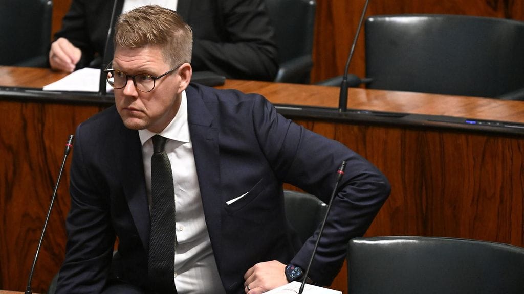 SDP:n puheenjohtaja Antti Lindtman.