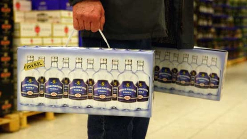 Halpa alkoholi maistuu.